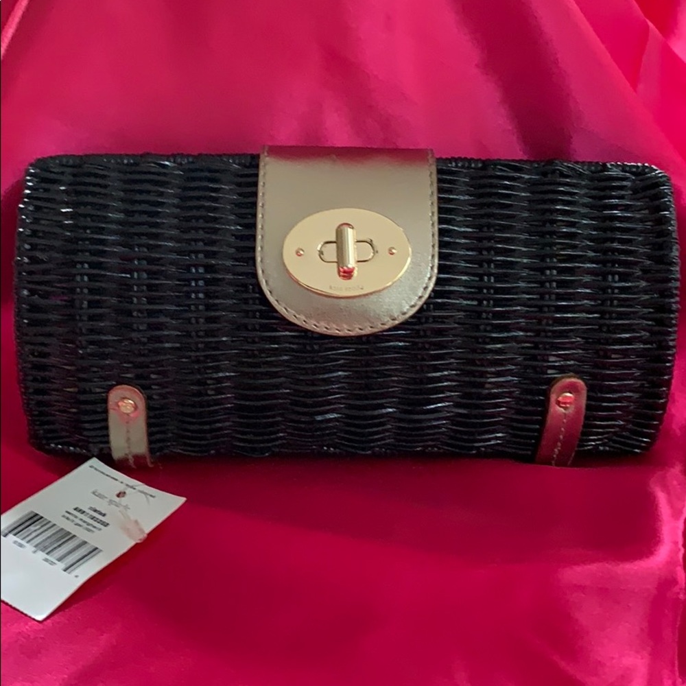 KATE SPADE Santa Margherit Black Clutch